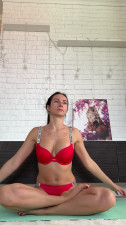 Princess_Monica - Morning Yoga Flow in Bikini
