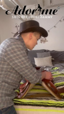 SammySlander - Saddle Up: Sammy Rides Adorime THRUSTING cock