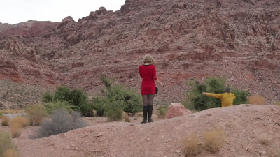 Delilah Cass - Desert Filming for Star Trek - Las Vegas