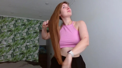 Oliviashiny - Hair play