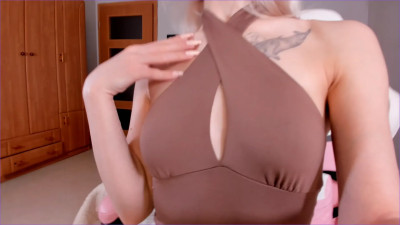 Carolyn_Longer - brown dress shows best curves of my body