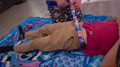 FemPaddedGamer - Diapering Vanilla Friend For His First Time