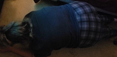 VioletWitchy - I started Planking at 350lbs