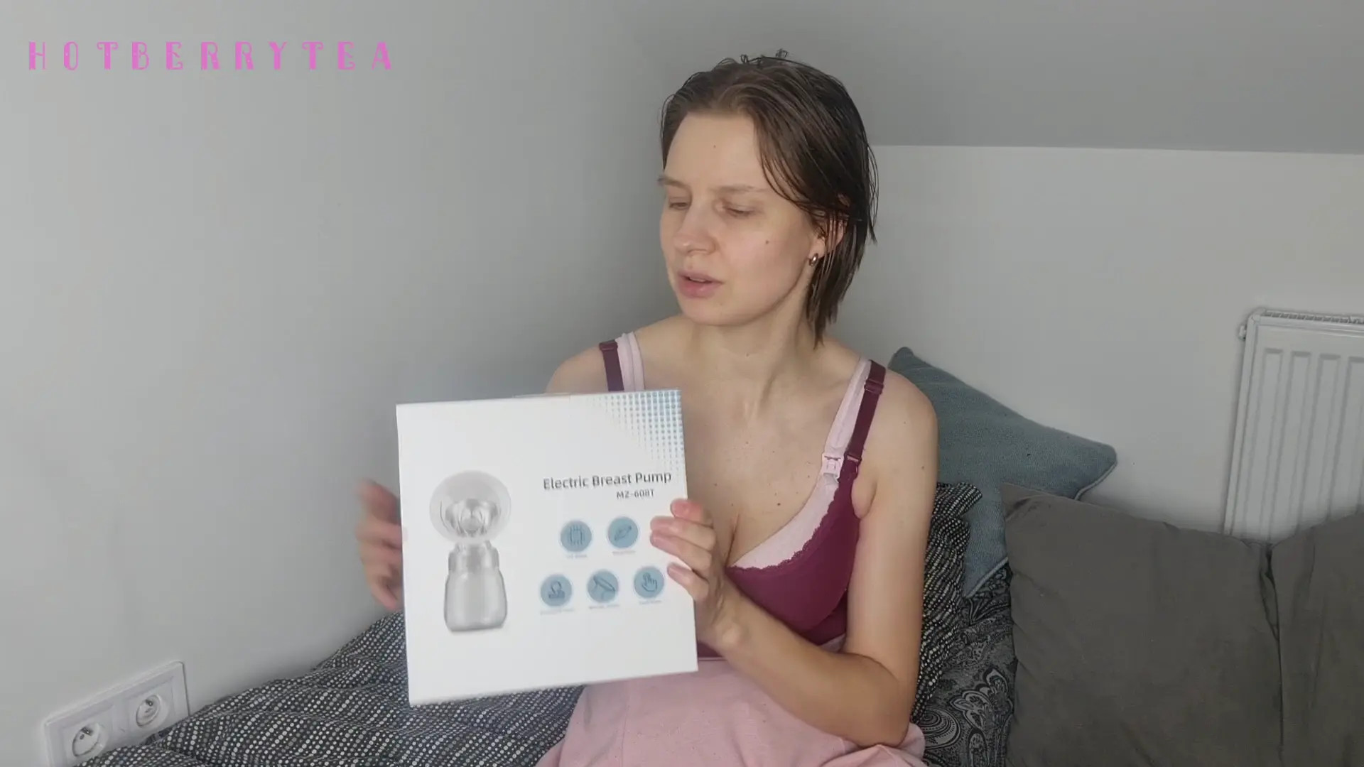Exclusive Leak: HotBerryTea - Breast Pump Unboxing - Stream in FullHD | Hotleakxxx.com
