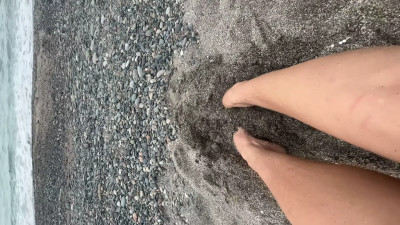 Malvina Wild - Foot Play on the Beach