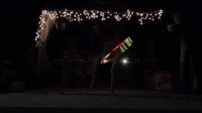 Stoners Lounge - Naked  LED hula hooping