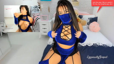 Emanuelly Raquel - KITANA COSPLAY ASS WORSHIP AND ANAL SEX TEASING