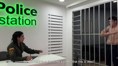 Kylei Ellish - Colombian cop sucks a dick at the station, has rough sex