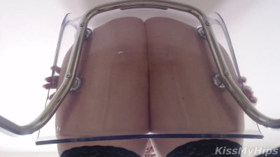 KissMyHips - FIRST EVER Transparent Chair Content