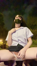 TransTumii - Sissygirl Pee Outdoor