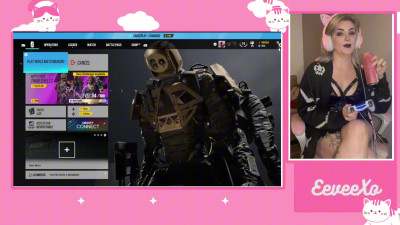 EeveeXo - Goth Girl Gaming Rainbow Six Seige