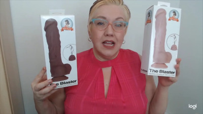 BettysToyBoxReviews - The Blaster Squirting Cum Dildo Video Review
