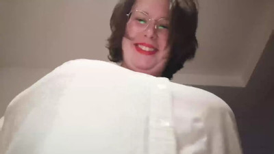 Melonie Kares - Busty Secretary rides you POV
