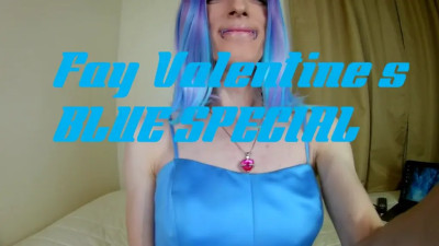 FayValentine369 - 3 Cumshots MEGA BLUE COCK 2 new Toys