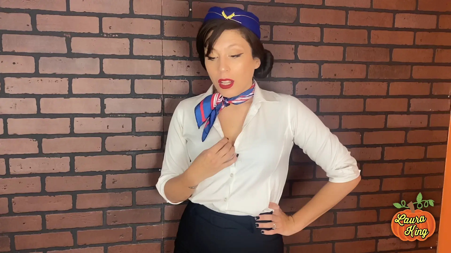Exclusive Leak: LauraKing - Naughty Flight Attendant Blowjob JOI - Stream in FullHD | Hotleakxxx.com