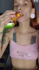 TattoedGirl - Mukbang Asrm