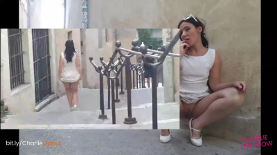 CharlieLiveshow - Exhib et baise dans les rues d'Avignon