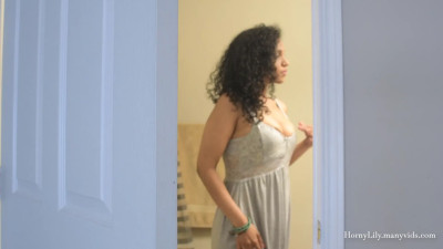 HornyLily - Horny Indian step-Mom step-son in Hindi