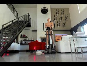 DominoPresleyXXX - naked workout