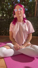 cutielanalova - YOGA IN PANTIES AND STOCKINGS