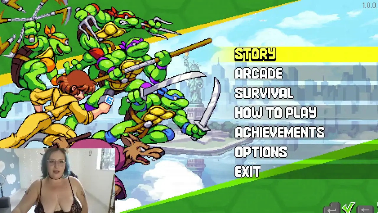 Exclusive Leak: Goddess Lara Lee - Live Gaming: Teenage Mutant Ninja Turtles - Stream in FullHD | Hotleakxxx.com