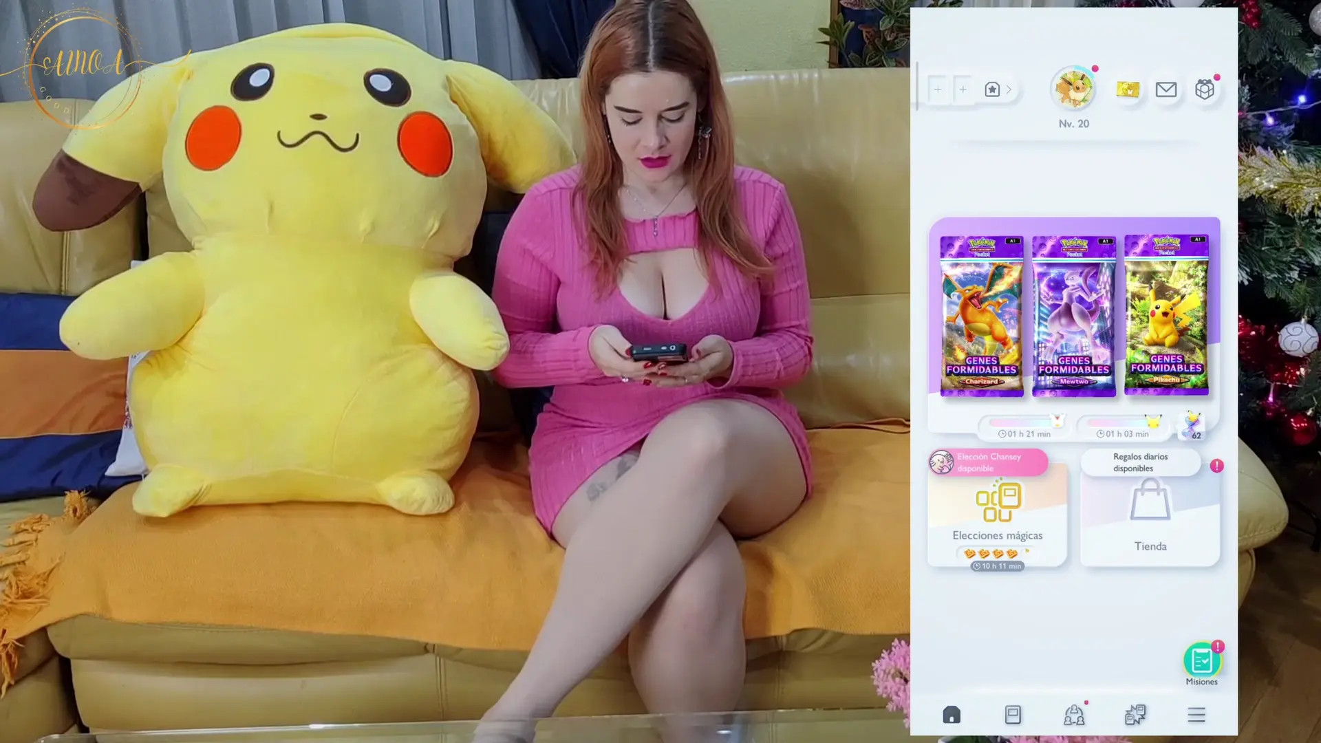 Exclusive Leak: ainoagoodvibes - Playing at Pokémon TCGP - Stream in FullHD | Hotleakxxx.com