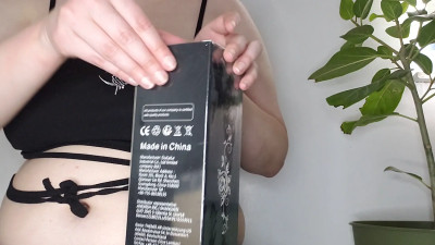 MacyHaven - Scaly Dildo Unboxing- Silent ASMR