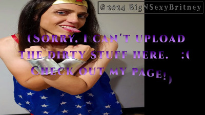 BigNSexyBritney - Big N Sexy Britney - Wonder Woman - 1 Min Promo - SFW - BJ