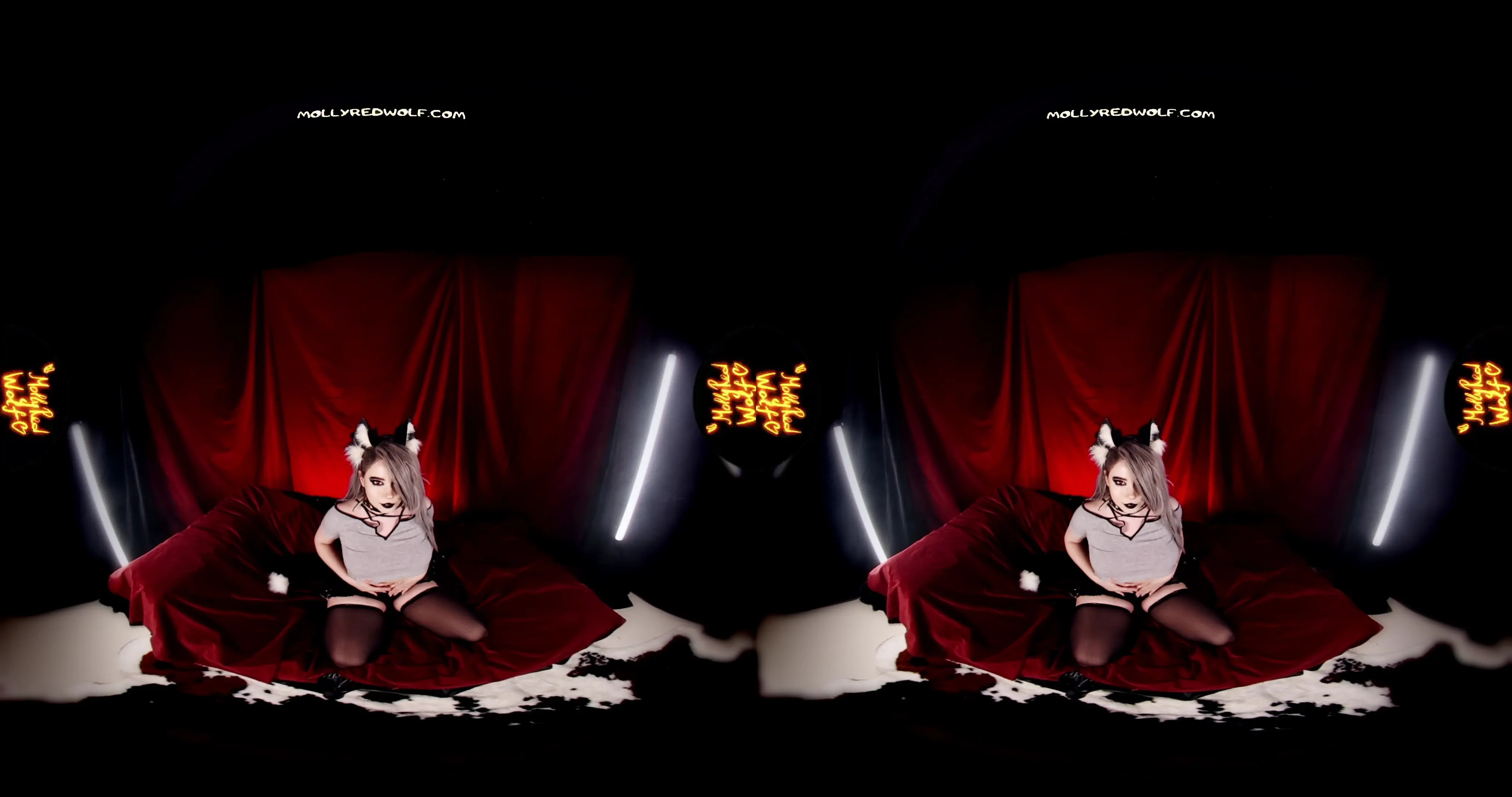 Exclusive Leak: MollyRedWolf - Helluvaboss. Test video for your VR - Stream in FullHD | Hotleakxxx.com