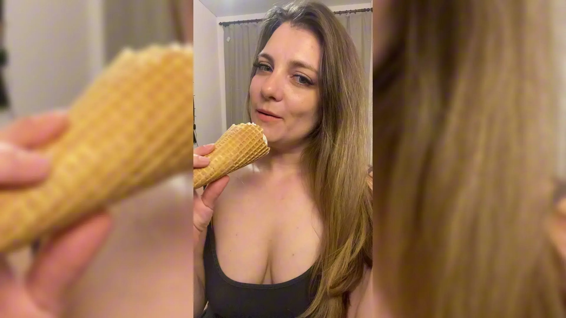 Exclusive Leak: Sweety Katherine - Curvy Katherine Eats Ice Cream: Dripping Goodness - Stream in FullHD | Hotleakxxx.com