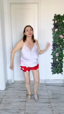 MariaOld - Granny dance in satin pajama