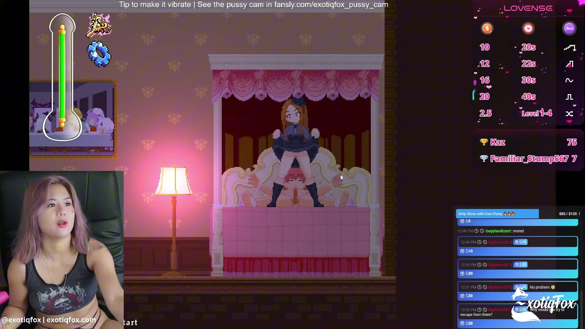 Exclusive Leak: ExotiqFox - Castle of Temptation Free Gooning Masturbation Gameplay - Stream in FullHD | Hotleakxxx.com