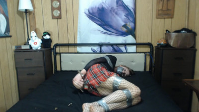 KiraTheKnottyWitch - Tape Gagged and Cuffed Part 2/2