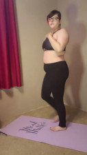 Goddess Of Sin - Spying on your curvy gf's yoga session