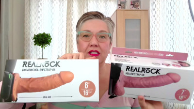 BettysToyBoxReviews - Realrock Hollow Penis Strap ons Video Review