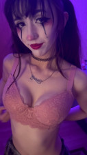 jesterslut - Striptease w Rock Music + Climaxing On Cock To Guitar Solo