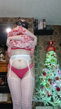 boundtocum - SFW Christmas Outfit Try On