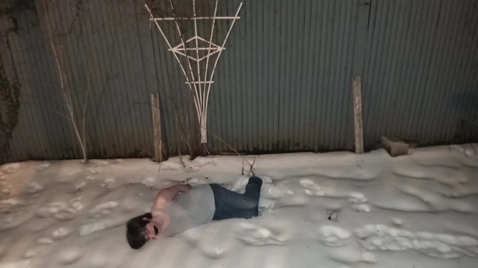 Exclusive Leak: Titania Gray - loser tgirl pisses itself in the snow - Stream in FullHD | Hotleakxxx.com