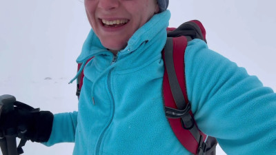 Mommysexqueen - Climbing mountain alone in bad weather conditions