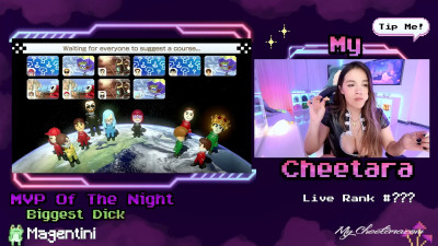 My Cheetara - Playing Mario Kart Live