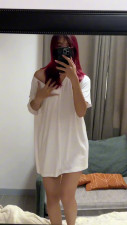 wildashli - cute asian oversized shirt panty tease