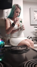 AlleyBite - Late Night Smoking and Boob Play