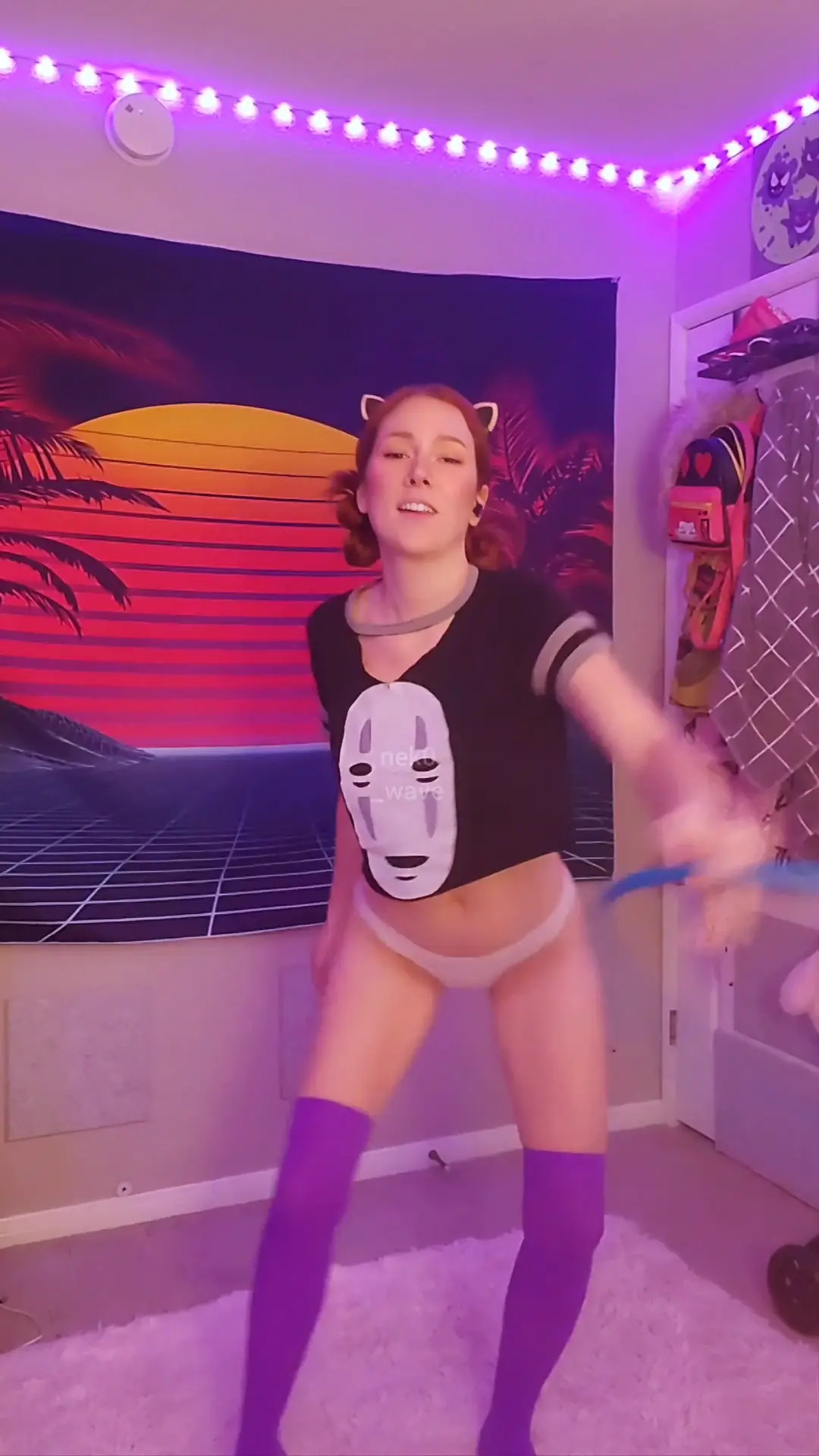 Exclusive Leak: Nek0wave - Cute Catgirl/eGirl Hula Hoop Dance - Stream in FullHD | Hotleakxxx.com