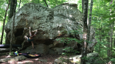 Lulu_Ren - Climbing in the Forest clothed