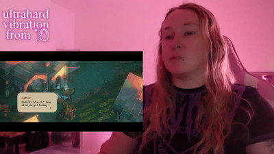 YourFetishBrat - playing horror game on live stream 1