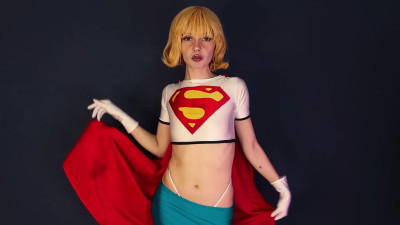 Lil cosplay slut - Pin-Up SuperGirl Cosplay - Free Dance