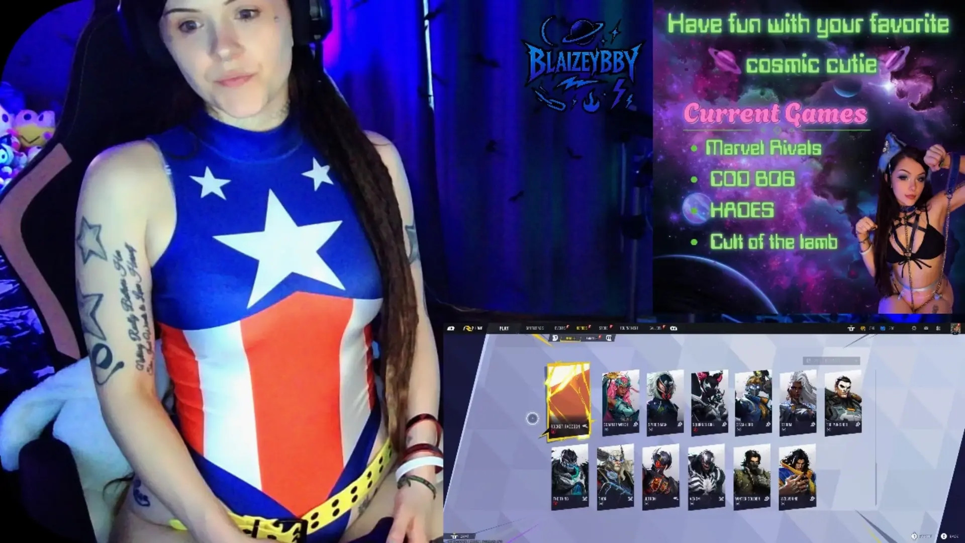Exclusive Leak: BlaizeyBBy - BlaizeyBBy Plays Marvel Rivals in Full Captain America Mode - Stream in FullHD | Hotleakxxx.com