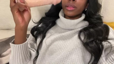 NicoleKitt - Using my dildo in sweater weather