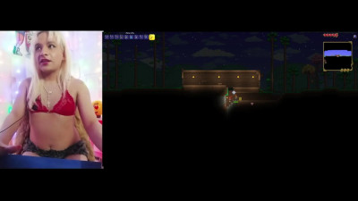 Gime Sortino - Gameplay serie Terraria ep2 la noche asoma