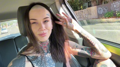 sneezequeenx - head tattoo reveal